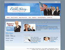 Tablet Screenshot of excelnotary.com